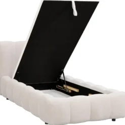 Bed Maudy met opbergruimte - ecru - 90x200 cm