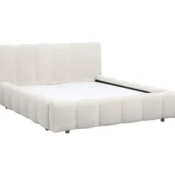 Bed Maudy met opbergruimte - ecru - 180x200 cm
