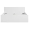 Bed Naia - hoogglans wit - 160x200 cm