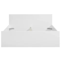 Bed Naia - hoogglans wit - 160x200 cm
