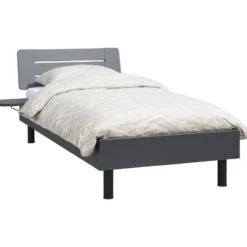 Bedplankje Nova - grafietkleur - 2 stuks