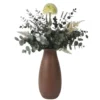 Bellatio Design Allium kunstbloem steel - creme wit - 44cm