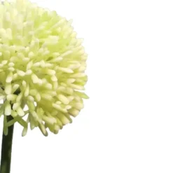 Bellatio Design Allium kunstbloem steel - creme wit - 44cm