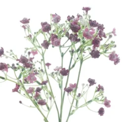 Bellatio Design Kunstbloem Gipskruid - 45 cm - paars - Gypsophila