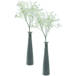 Bellatio Design Kunstbloem Gipskruid - 30 cm - wit - Gypsophila