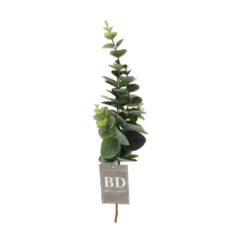 Bellatio Design Kunstbloem/kunsttak Eucalyptus - 38 cm