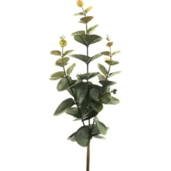 Bellatio Design Kunstbloem/kunsttak Eucalyptus - 38 cm