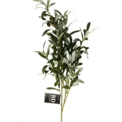Bellatio Design Kunstplant Olijf takken - 101 cm - groen