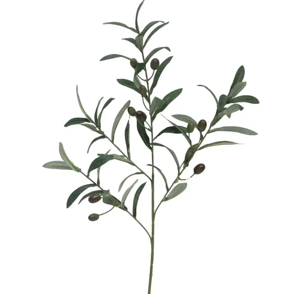 Bellatio Design Kunstplant Olijf takken - 75 cm - groen