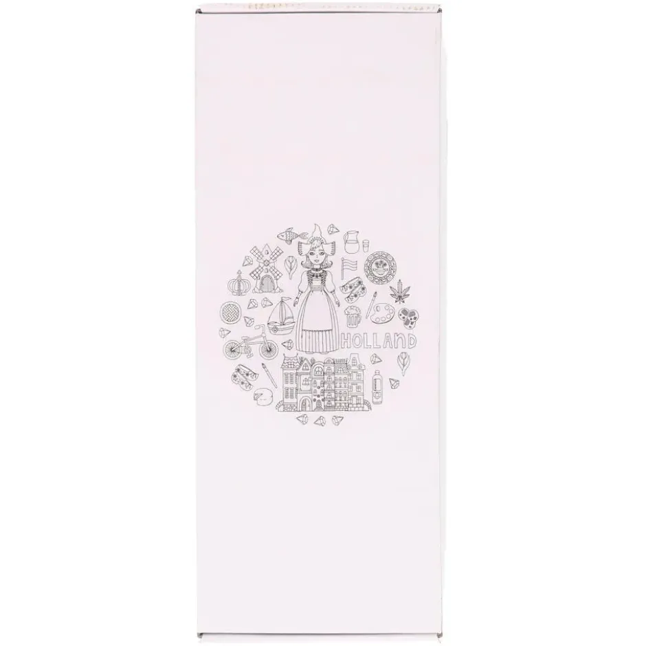 Bellatio Design Kunst tulpen boeket - 12x stuks - rood - 40 cm