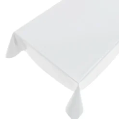 Bellatio Design Tafelzeil - uni wit glans - 140 x 175 cm