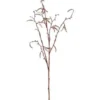 Bellatio flowers & plants Kunsttak - berkenkatjestak - wit - 66 cm