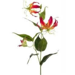 Bellatio flowers & plants Kunstbloem - gloriosa klimlelie - 75 cm