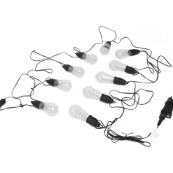 Benson Lichtsnoer - LED - 10 lampen - 700 cm - warm wit - timer