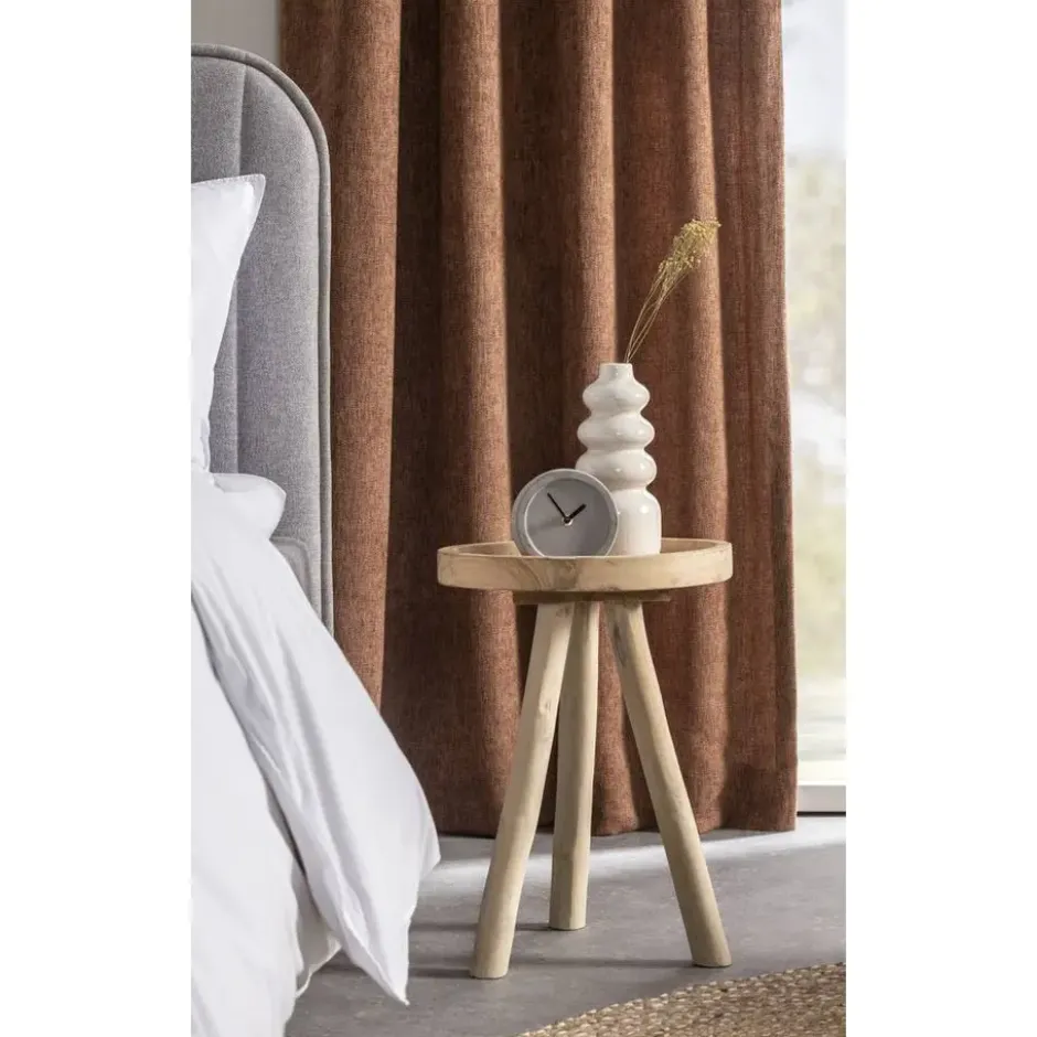 Bijzettafel Damon - naturel - 50xØ35 cm