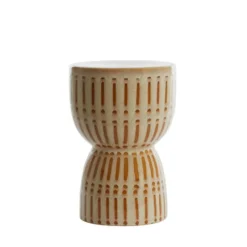 Bijzettafel Finca - Wit - 28.5x28.5x42cm
