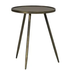 Bijzettafel Gianni - goudkleurig - 50xØ40 cm