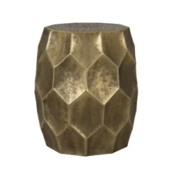 Bijzettafel Kalan - Antiek Goud - Ø37cm