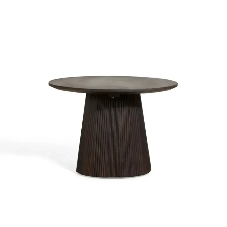 Bijzettafel Mokka - Donkerbruin Ø60cm
