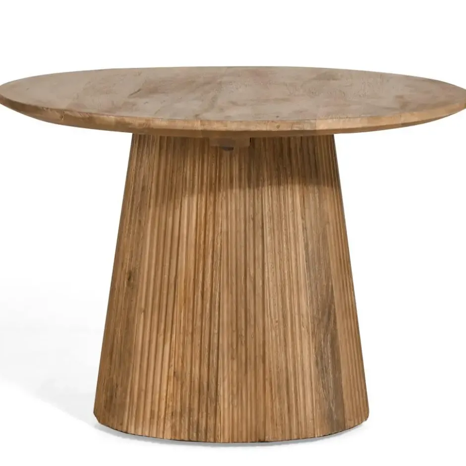 Bijzettafel Mokka - Lichtbruin Ø60cm
