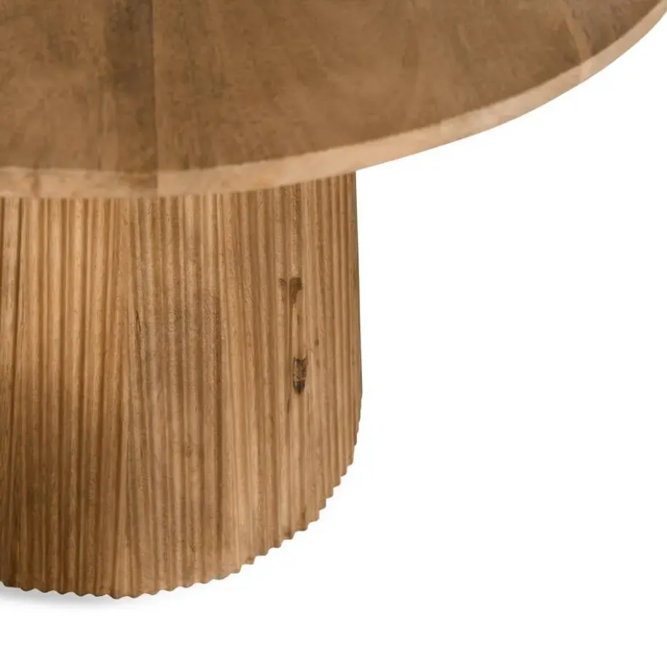 Bijzettafel Mokka - Lichtbruin Ø60cm