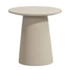 Bijzettafel Thibaut - beige - Ø45x45 cm