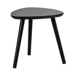 Bijzettafel Triangel - zwart - 39,5x40x40 cm