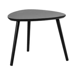 Bijzettafel Triangel - zwart - 55x55x44,5 cm