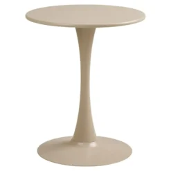 Bistrotafel Rond - Taupe Metaal - Ø60x72cm - Meira