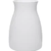 Bloemenvaas Julia - wit glans - glas - 10 x 20 cm - vaas
