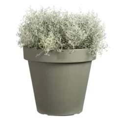 Bloempot Finn - groen - 90% gerecycled kunststof - ø40 cm