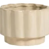 Bloempot Nordic beige keramiek - 9,1xØ13,2 cm