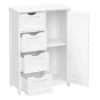 Bobbel Home - Badkamerkast - 4 laden - Houten - Wit