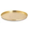 Bobbel Home - Decoratief Dienblad ø 40 cm Rond - Goud - Metaal