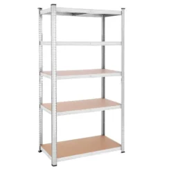 Bobbel Home - Kelderkast - 200 x 100 x 50 cm - Zilverkleurig