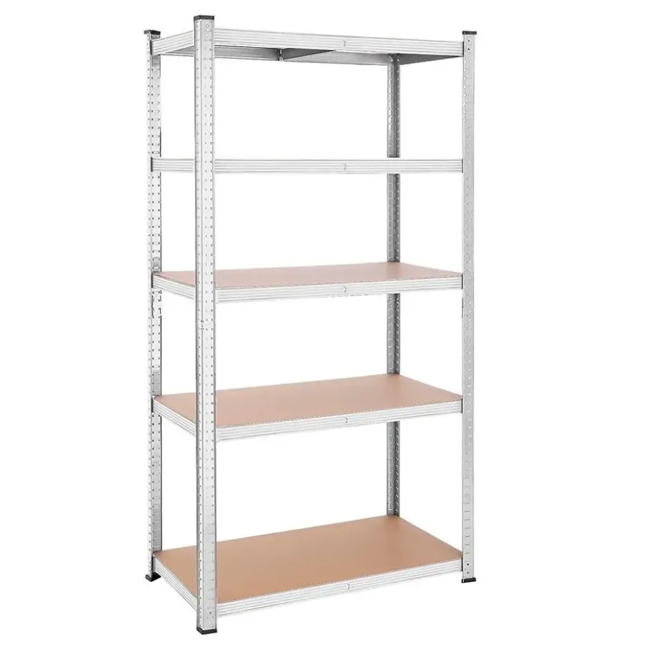 Bobbel Home - Kelderkast - 200 x 100 x 50 cm - Zilverkleurig