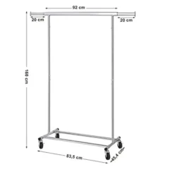 Bobbel Home - Kledingrek Met Uitschuifbare Kledingstang