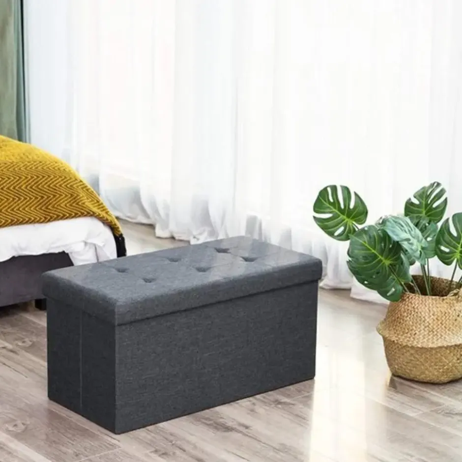 Bobbel Home opvouwbare zitbank lichtgrijs