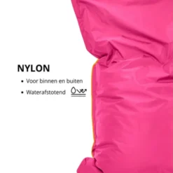 Bobbel Home Ruime zitzak Kussen Nylon 100x150