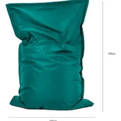 Bobbel Home - Zitzak Roma - Ruime zitzakken - Kussen - Nylon - 100x150cm - Voor