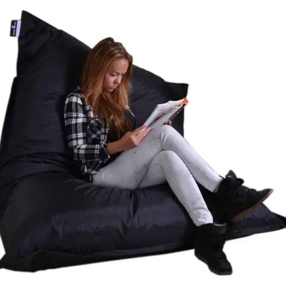 Bobbel Home - Zitzak Roma - Ruime zitzakken - Kussen - Nylon - 100x150cm - Voor