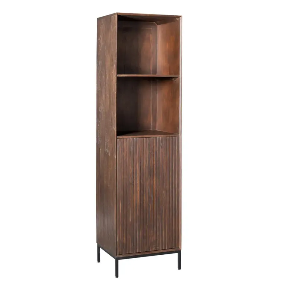 Boekenkast Bruin Hout - 55x45x200cm - Madison