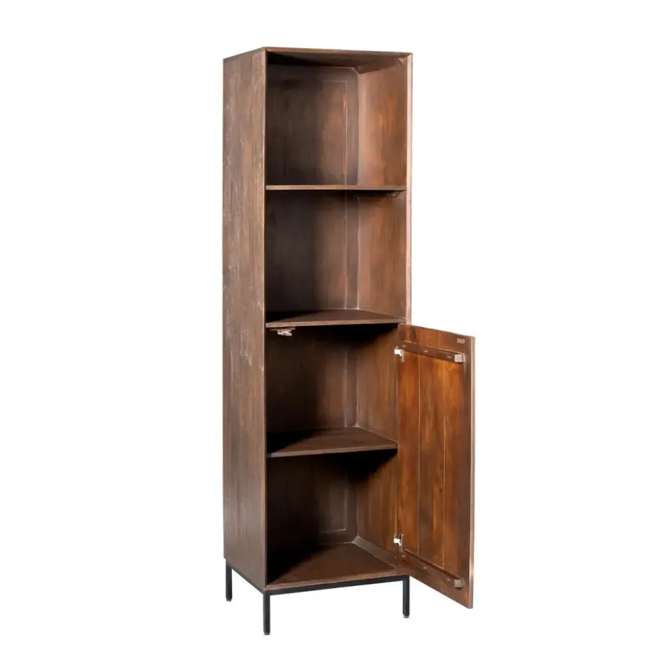 Boekenkast Bruin Hout - 55x45x200cm - Madison