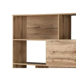 Boekenkast CEVANIA - 110 cmx32 cmx173 cm - Natuurlijk licht Hout paneel