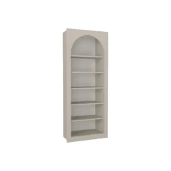 Boekenkast CYMORA - 74 cmx35 cmx180 cm - Beige Hout paneel