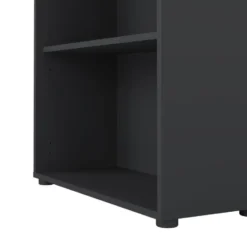 Boekenkast Grijs - 80x34x205cm - Sign