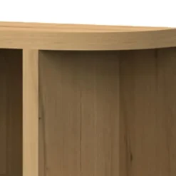 Boekenkast Naturel Eikenfineer - 145x40x220cm - Novero