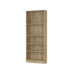 Boekenkast Naturel - 80x203cm - Basic