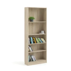 Boekenkast Naturel - 80x203cm - Basic