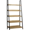 Boekenkast Scott - zwart/naturel - 180x90x40 cm